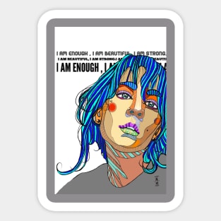 I am enough Sticker